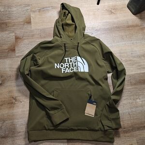 North Face M Logo Hoodie - NWT - Military Olive - Size L - Men's